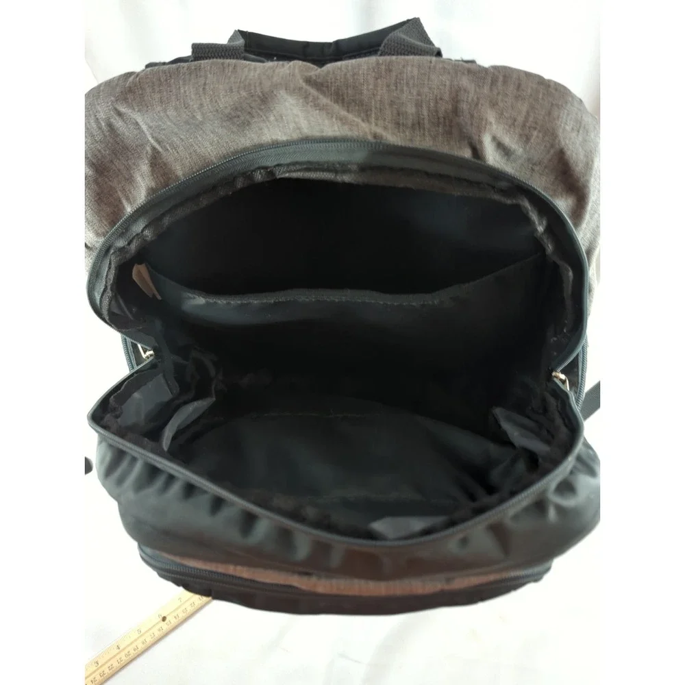 Eastsport Expandable Backpack Unisex Gray And Black